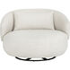 Walsh Effie Linen Swivel Lounge Chair, Swivel